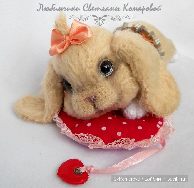 Феня - кролик родился. Авторская игрушка ручной работы (фото 2)