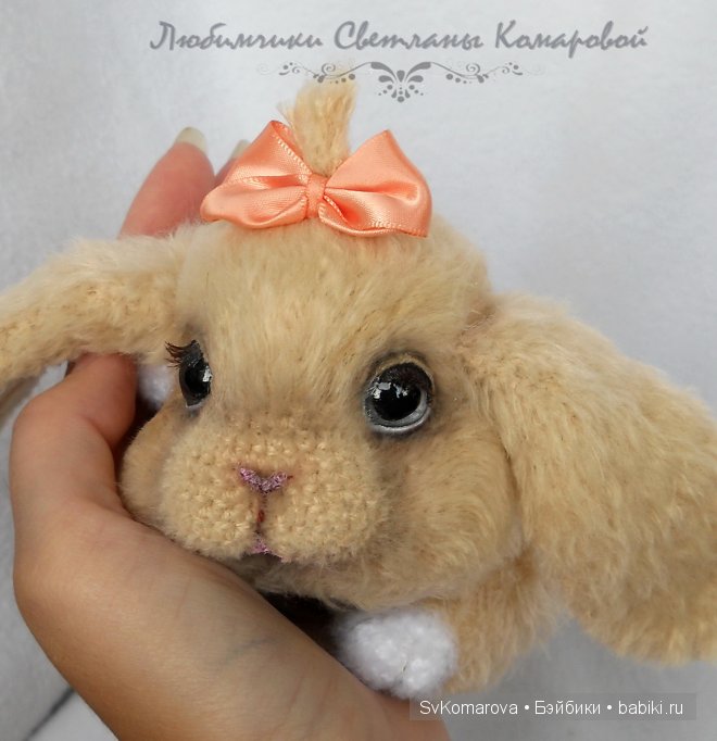 Феня - кролик родился. Авторская игрушка ручной работы (фото 4)
