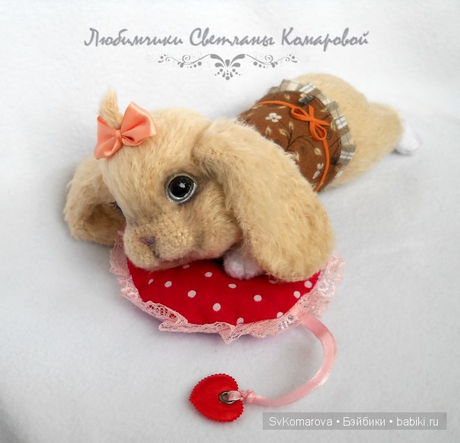 Феня - кролик родился. Авторская игрушка ручной работы