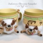 Барашки на чашки. Авторские игрушки своими руками