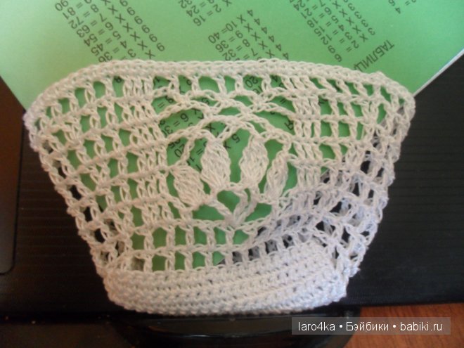 Мастер-класс сумочки-корзинки для куклы связанной крючком (фото 3)