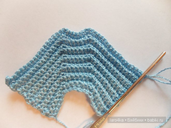 Сумка-"тучный мешок" крючком для кукол Паола Рейна и Джолины (фото 4)