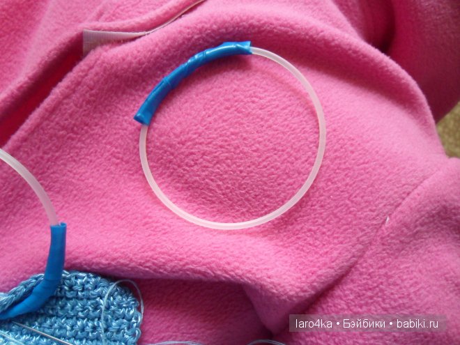 Сумка-"тучный мешок" крючком для кукол Паола Рейна и Джолины (фото 10)