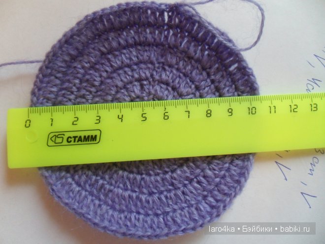 Уроки вязания крючком. Летняя шляпка и классический берет (фото 5)