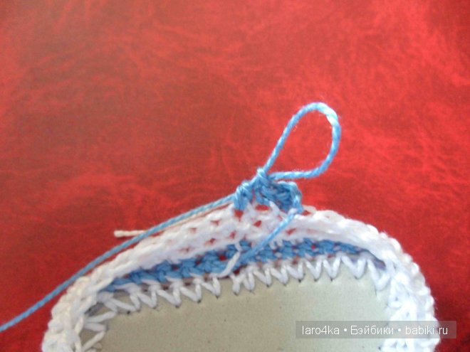 Уроки вязания крючком. Кроссовки (фото 6)