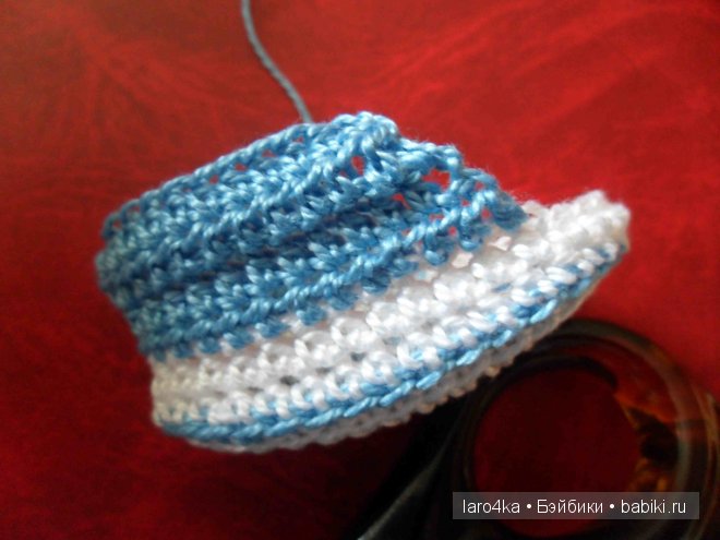 Уроки вязания крючком. Кроссовки (фото 8)