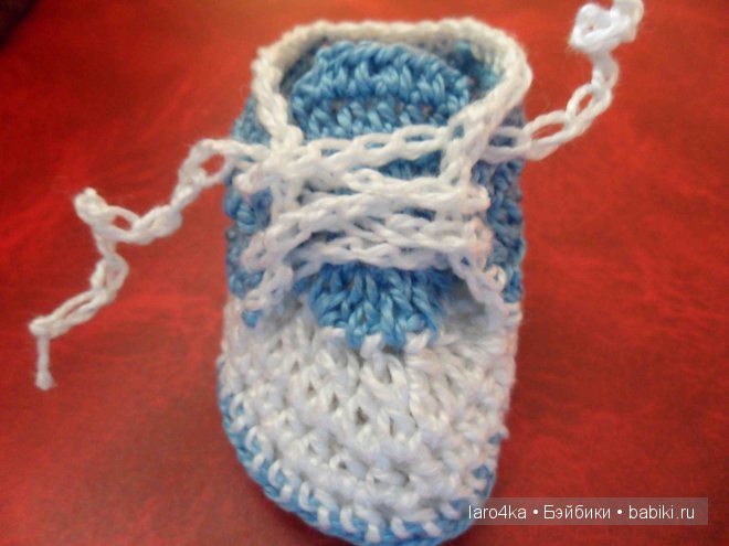 Уроки вязания крючком. Кроссовки