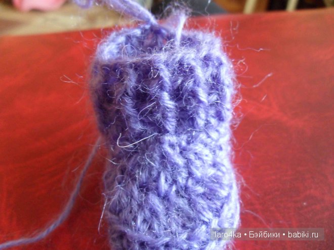 Уроки вязания крючком. Сапожки (фото 10)