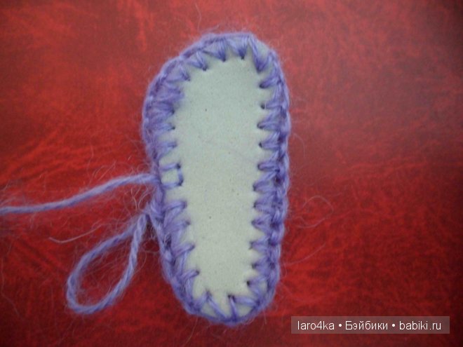 Уроки вязания крючком. Сапожки