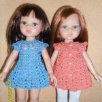 Уроки вязания крючком. Платьишки на круглой кокетке и немного теории по реглану