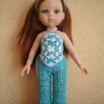 Уроки вязания крючком. Брюки плавно превращаются.... Способ 1. Брючки и шорты для куклы своими руками