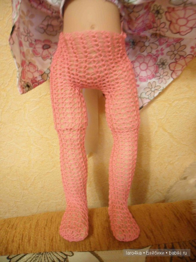 Вяжем для Гётц. Колготы — Вязание одежды для кукол: бесплатные схемы спицами и крючком