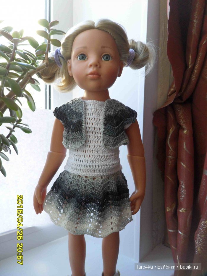 Сборная солянка. Идеи вязания одежды для кукол (фото 7)