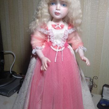 Наряд для барышни из фимо