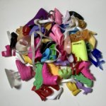 винтажная и современная обувь для кукол барби