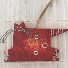 Кот на веревочке