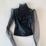 Блузка с удлиненными рукавами на бжд SD