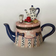 Керамический чайник шкатулка