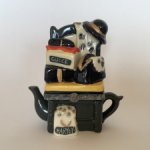 Керамический чайник-шкатулка