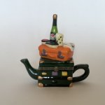 Керамический чайник шкатулка