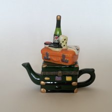 Керамический чайник шкатулка