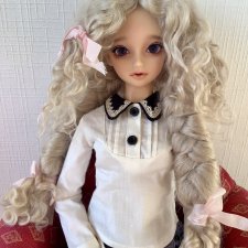 Парик для куклы мохер 8-9