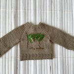 Вязаная кофта с отделкой на тини, 1/6, YoSD