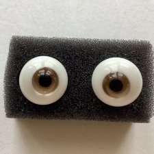 Ореховые глаза 14мм стекло