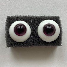 Глаза стекло лиловые  18мм