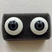 Глаза серые стекло 16мм