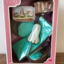 Игровой набор Lori Патио на крыше с мебелью и аксессуарами