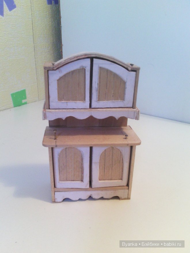 Мебель для кукол из линеек (фото 5)