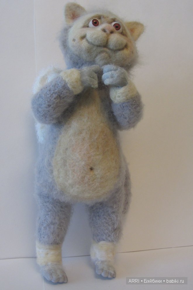 Пушистый амур. Игрушка валянием своими руками (фото 3)