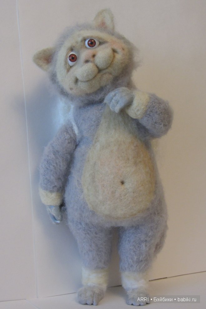 Пушистый амур. Игрушка валянием своими руками (фото 5)