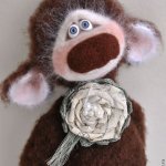 Шоколад и уютное настроение. Игрушка валянием