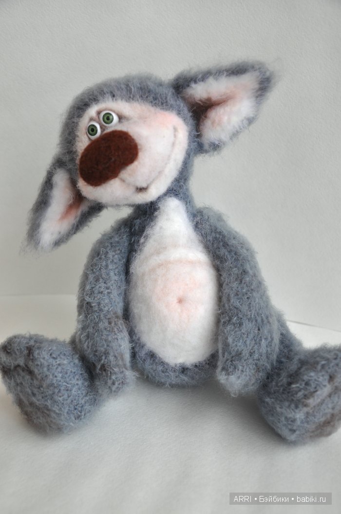 Шнопсель. Игрушка валянием из шерсти