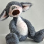 Шнопсель. Игрушка валянием из шерсти