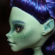 Новенькая покрашенная мамзель. Аманита ООАК