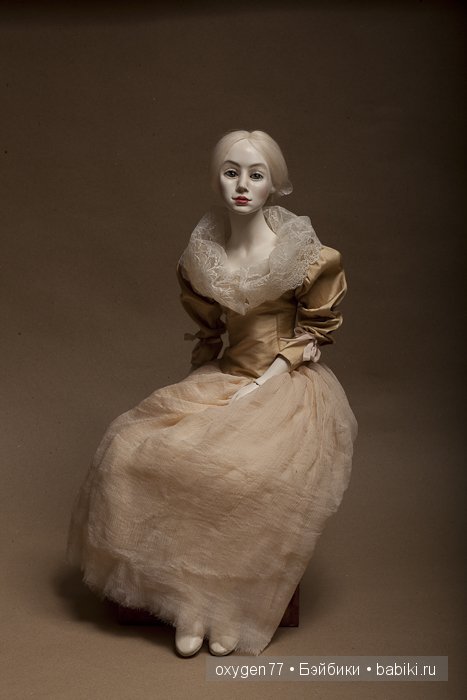 Лея, шарнирная авторская кукла из флюмо (фото 5)