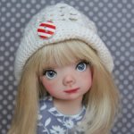 Блондиночка Лея, авторская шарнирная кукла из полиуретана, фулсет