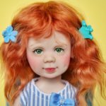 Рыжик Санни, авторская шарнирная кукла из полиуретана, фулсет