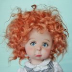 Рыжик Мироша, авторская шарнирная кукла из полиуретана, фулсет