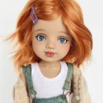 Рыжик Яна, авторская шарнирная кукла из полиуретана, фулсет