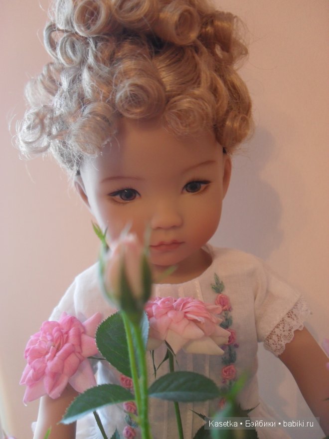 Мои девочки и наша цветущая любимица. Кукла Дианны Эффнер (фото 7)