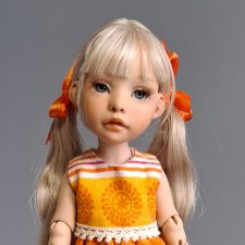 Шарнирная кукла Елены Ким.  Молд Полинка