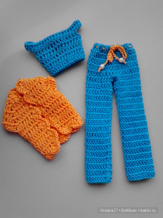 Вязаные одежки для Барби | Бэйбики Вязаные одежки для Барби — Одежда и обувь для кукол своими руками: фото (фото 5)