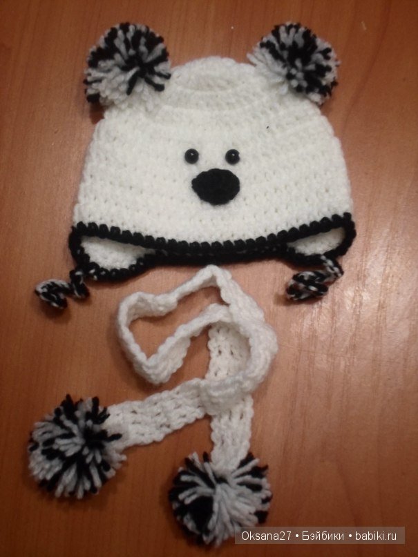 Шапочки и шарфики для кукол (фото 7)