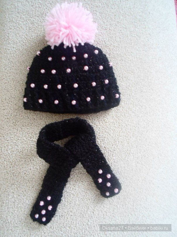 Шапочки и шарфики для кукол