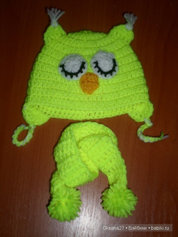 Шапочки и шарфики для кукол