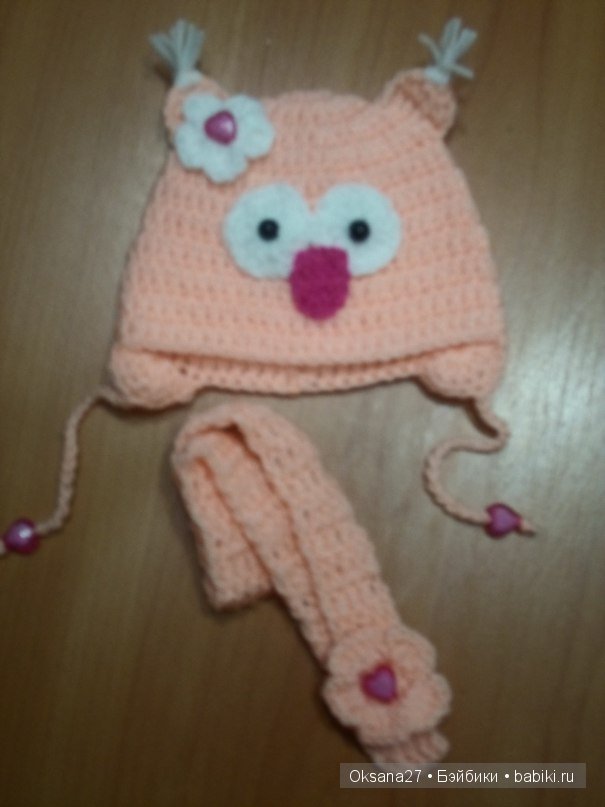 Шапочки и шарфики для кукол (фото 4)